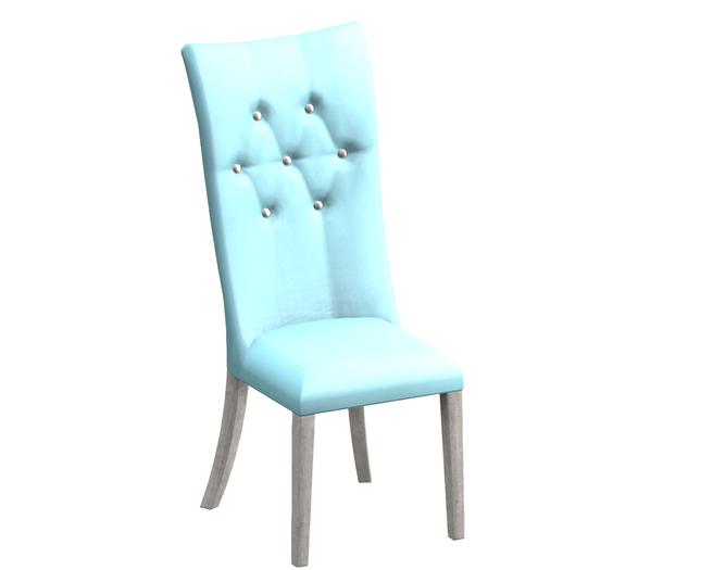Second Life Marketplace 4.Sese Flower Celebration Chair Blue